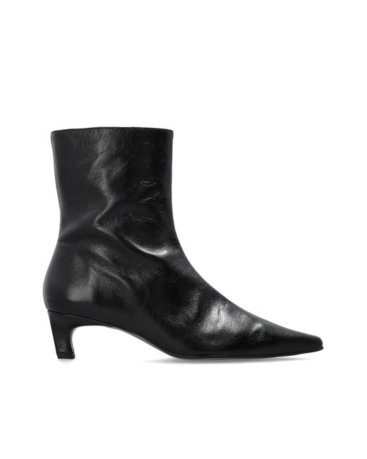Alohas Black 'Ambar Rift' Heeled Ankle Boots