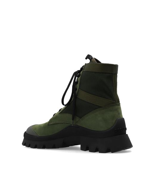 DSquared² Black 'combat' Type Shoes, for men