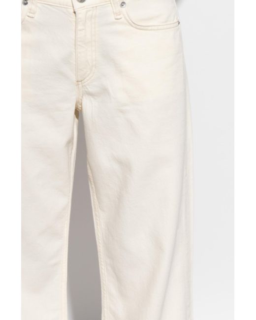 Rag & Bone Natural Straight-Leg Jeans