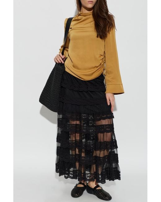AllSaints Brown 'Leslie' Shirt
