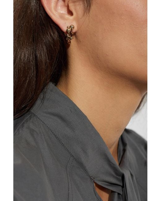 Lemaire Metallic Brass Earrings