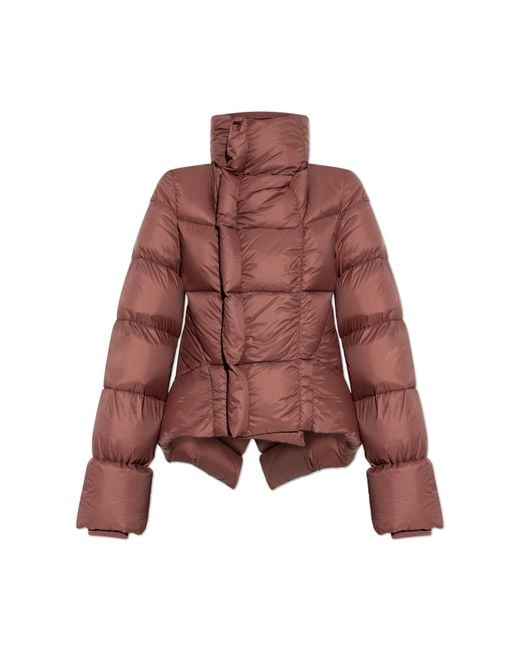 Rick Owens Pink Down Jacket 'Naska'