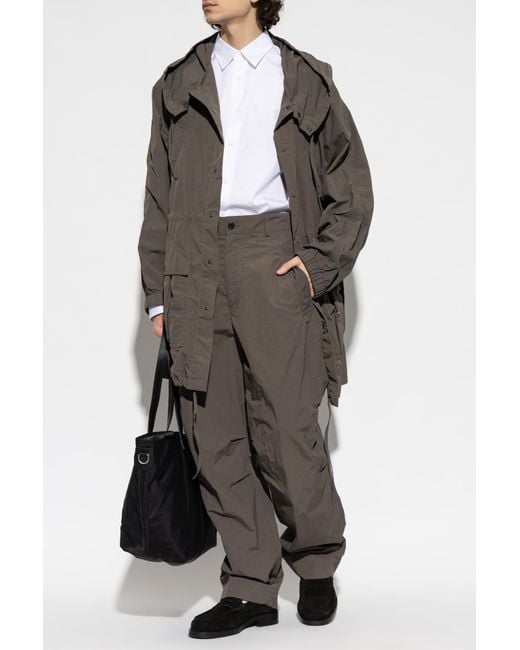 Dries Van Noten Gray 'Voxer' Coat for men