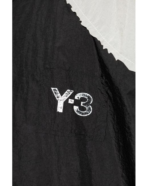 Y-3 Black Jacket With Logo for men
