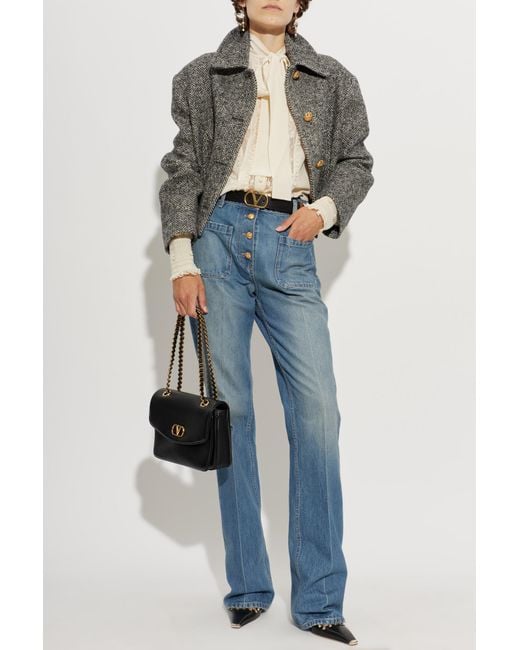 Valentino Garavani Gray Wool Jacket