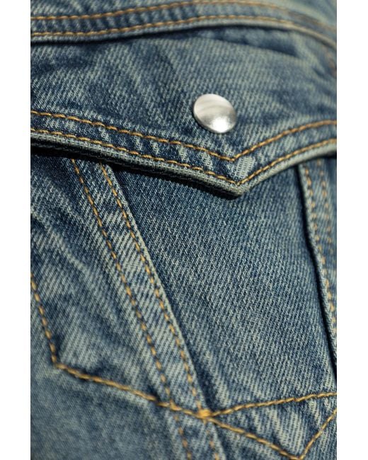 Alaïa Blue Denim Jacket