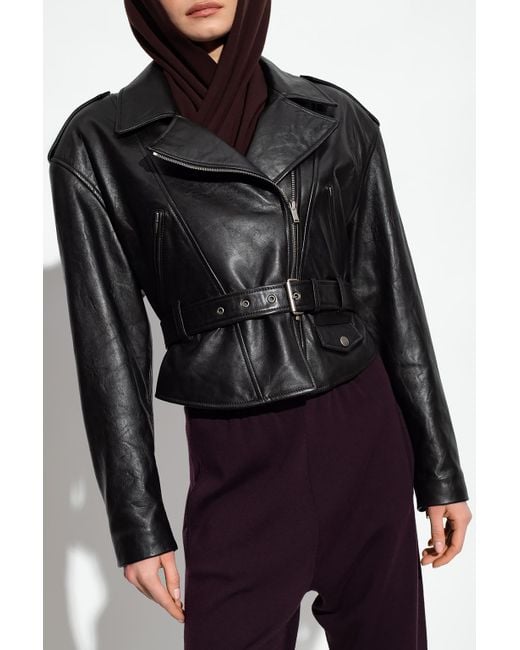 Saint Laurent Black Leather Jacket,