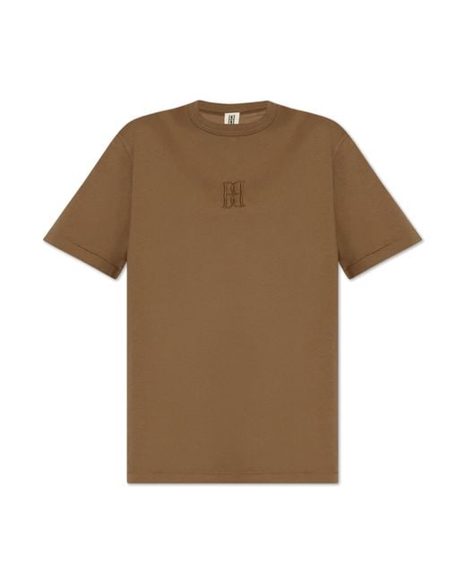 By Malene Birger Brown T-shirt With 'fayeh' Logo,