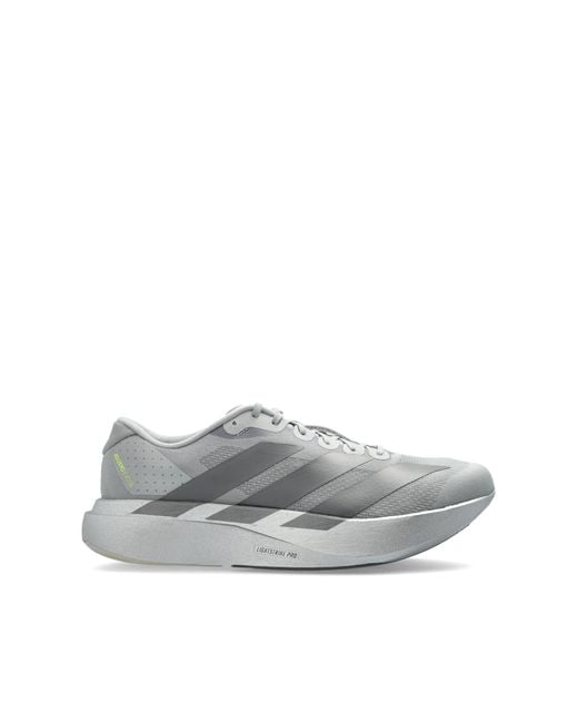 Adidas Originals Gray Sports Shoes 'Adizero Evo Sl M' for men