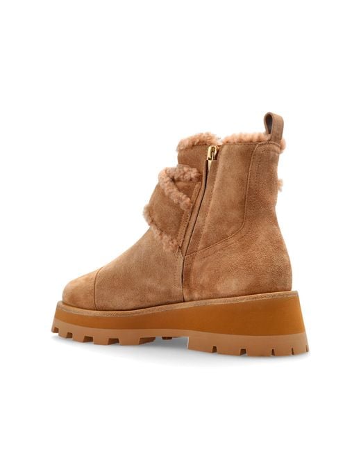 Jimmy Choo Brown Suede Shoes 'Meena'