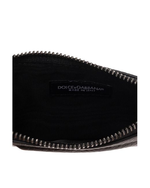 Dolce & Gabbana Black Card Case With Logo for men
