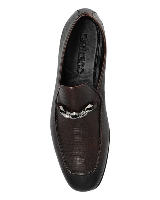 Jimmy Choo Black Marti Shoes Type Loafers for men