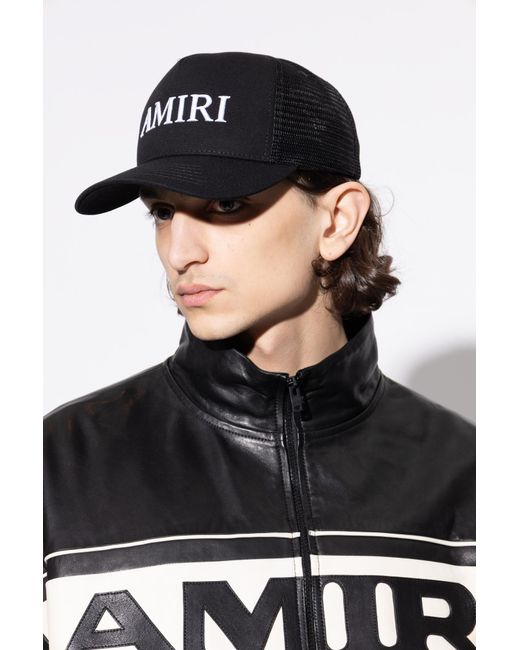 Amiri Black Baseball Cap for men