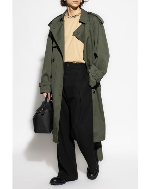 Burberry Black 'Highbury' Trench Coat for men