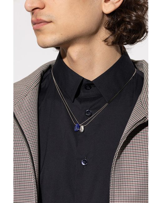 Isabel Marant White Necklace With Stone for men