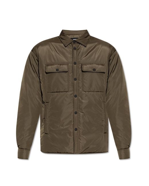 DSquared² Green Jacket With Pockets for men