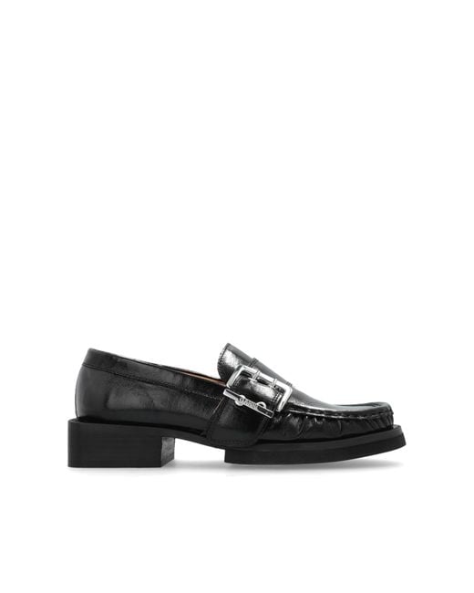 Ganni Black Shoes With Buckle
