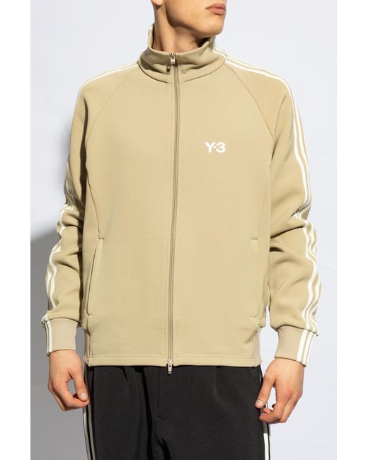 Y-3 Natural Stand-up Collar Sweatshirt, for men