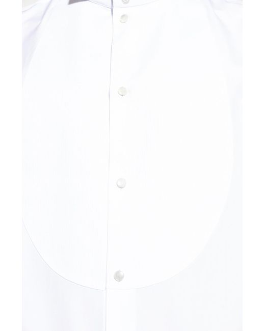 Emporio Armani White Tuxedo Shirt for men