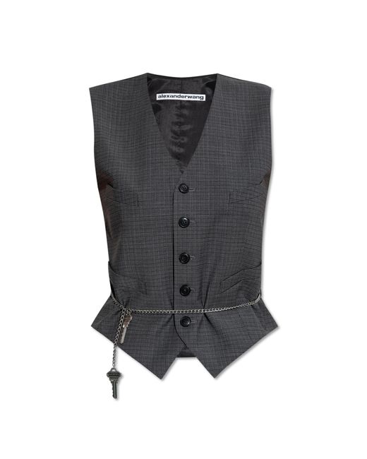 Alexander Wang Blue Wool Vest