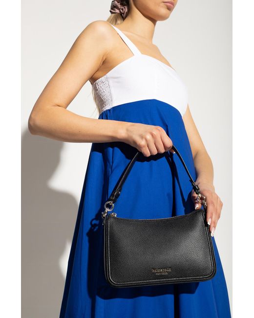 Kate Spade Leather 'hudson Medium' Shoulder Bag in Black Lyst