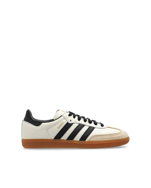 Adidas Originals White 'Samba Og' Sports Shoes