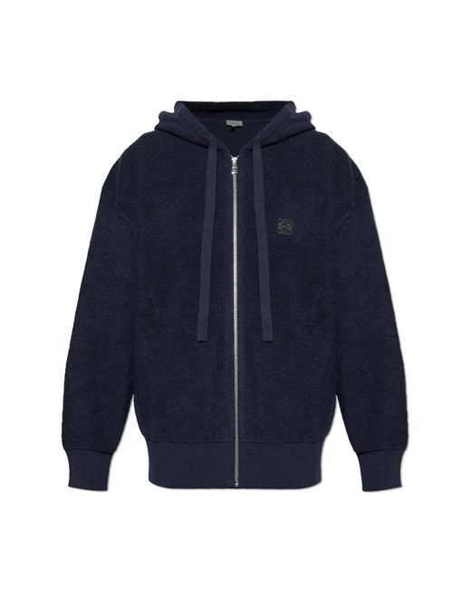 Loewe Blue Wool Sweatshirt for men