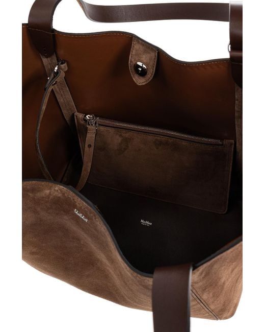 Max Mara Brown Shoulder Bag 'Archetipo'