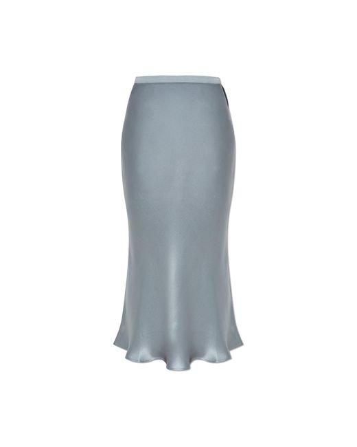 Anine Bing Blue Silk Skirt