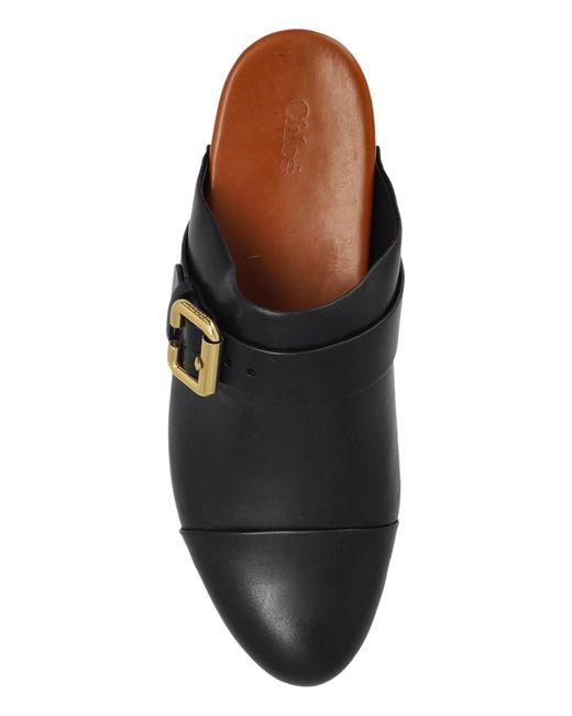 Chloé Black Clogs `jeannette`,
