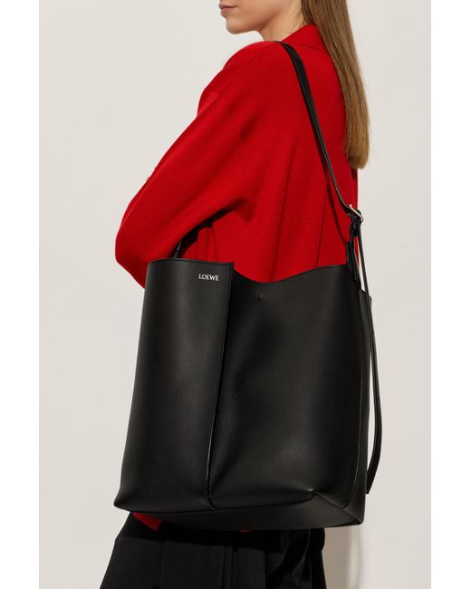 Loewe Black Handbag 'Bilbao Large' Hobo
