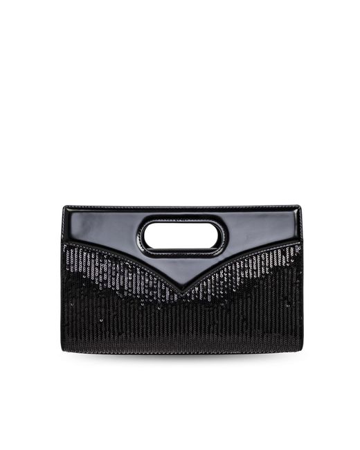 MCM Black Sequin Handbag