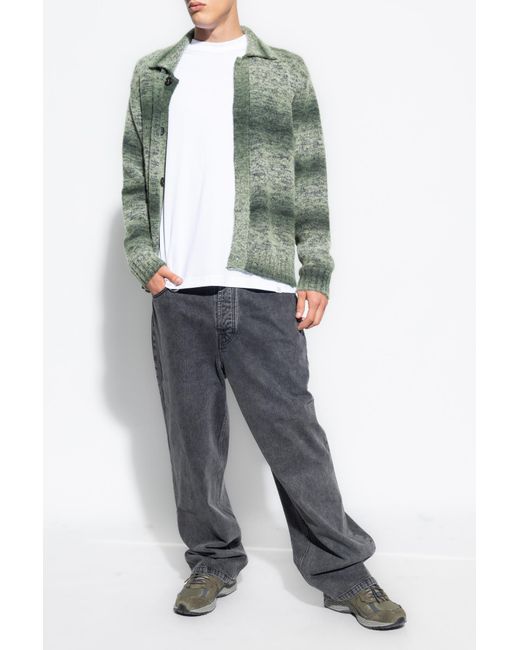 Norse Projects Green ‘Erik’ Cardigan for men
