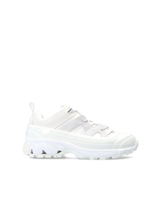 nylon and suede arthur sneakers