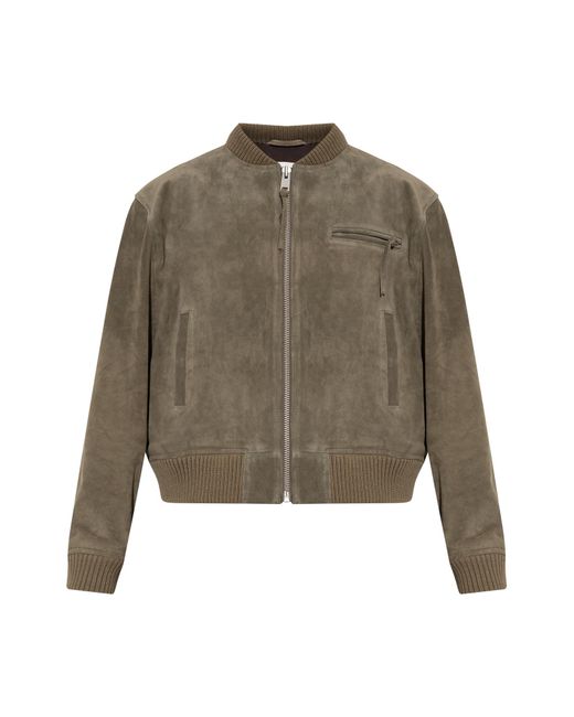 Arma Green 'Elysia' Leather Jacket