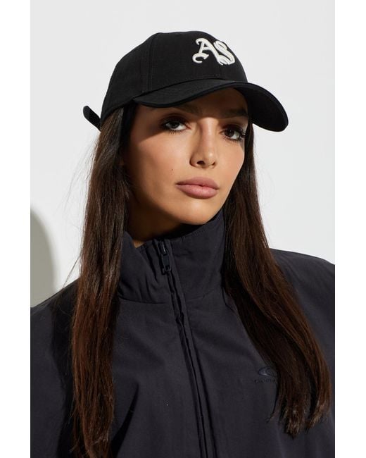 AllSaints Black Baseball Cap