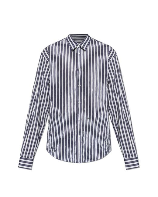 DSquared² Multicolor Shirt With A Crinkle Effect for men