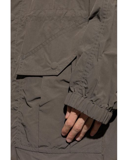 Dries Van Noten Gray 'Voxer' Coat for men