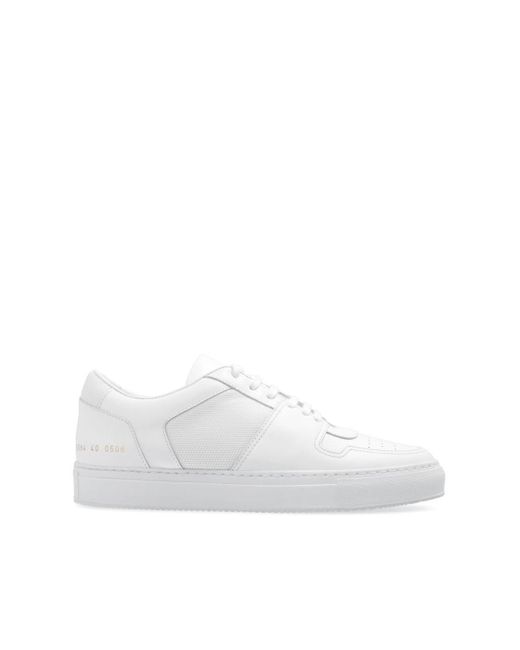 Common Projects White 'decades Low' Sneakers