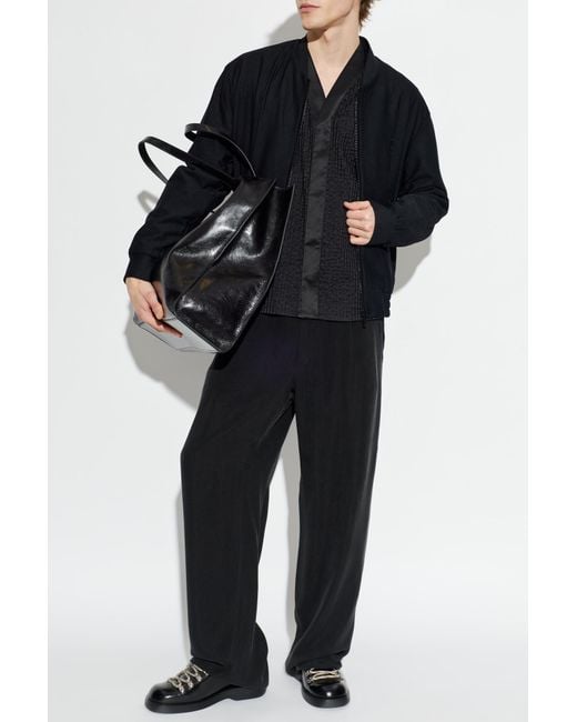 Giorgio Armani Blue 'Bomber' Jacket for men