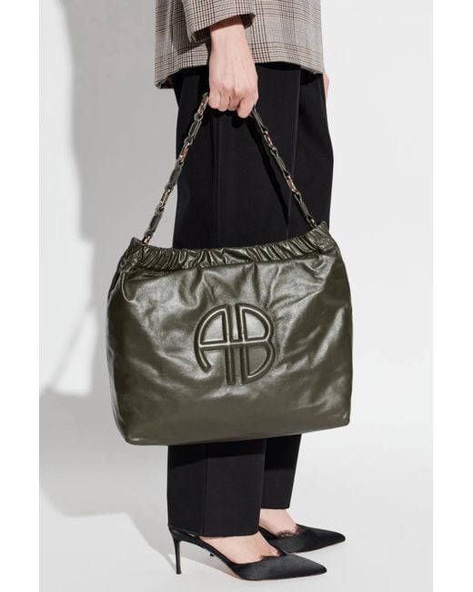 Anine Bing Black Shoulder Bag 'Kate'