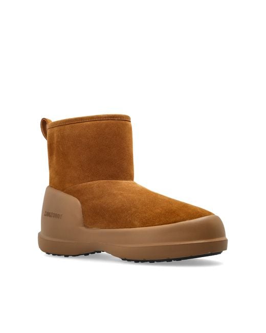 Moon Boot Natural 'Mezzaluna Mid' Snow Boots