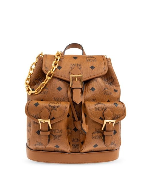 MCM Brown Backpack 'Aren Mini'