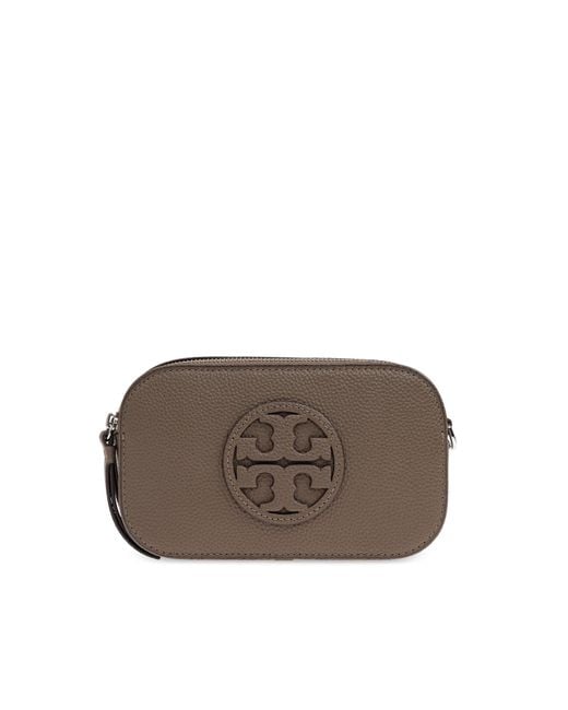 Tory Burch Gray Shoulder Bag 'Miller Mini'