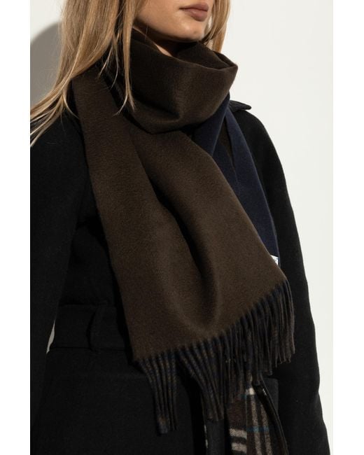 Burberry Black Cashmere Scarf