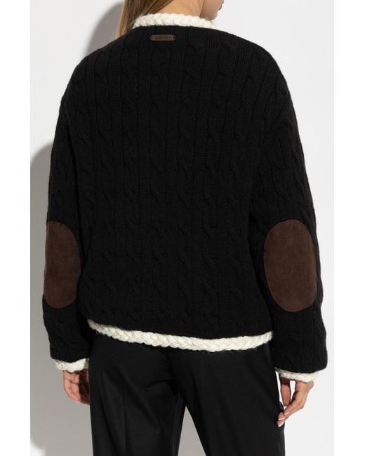 Moschino Black Wool Jacket