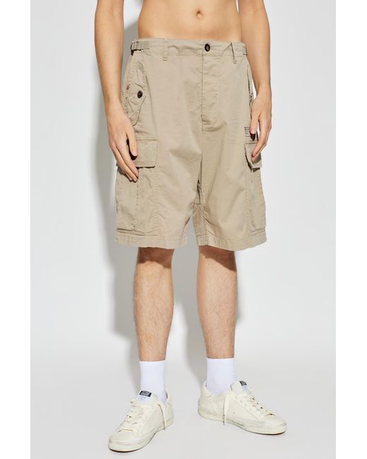 DSquared² Natural Cargo Shorts for men