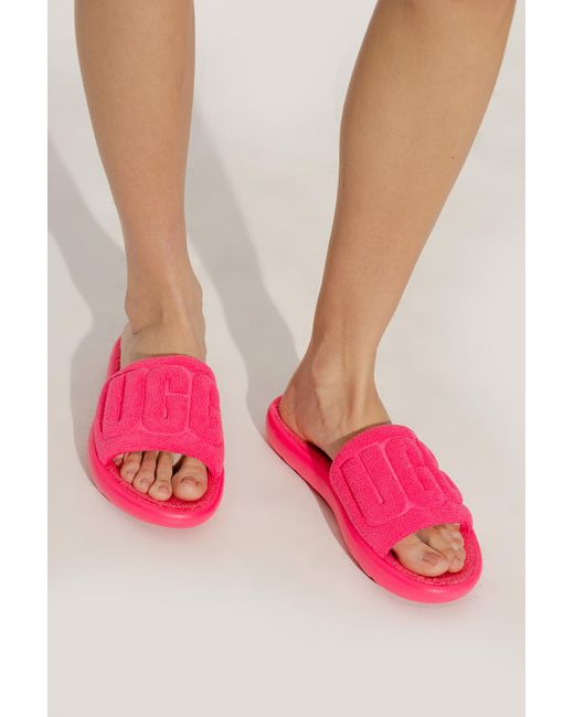 UGG 'w Mini' Slides in Pink | Lyst UK