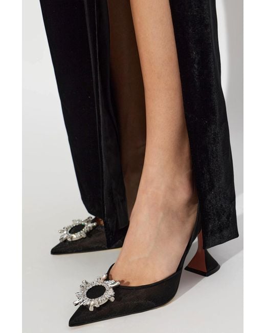 AMINA MUADDI Black “Heeled Shoes 'Begum'