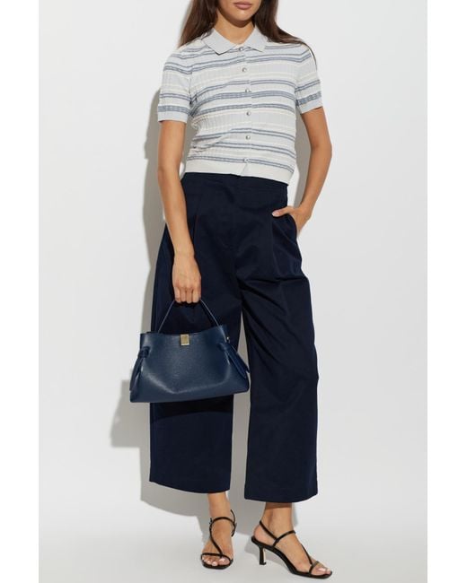 Rag & Bone Gray Short-Sleeve Cardigan